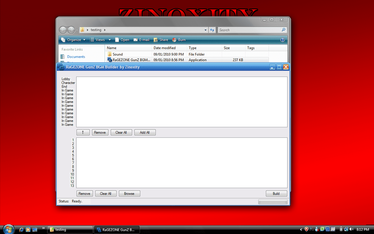 Zinoxity - [C#] Custom BGM Builder - RaGEZONE Forums