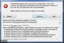 error english - Error Titan Editor premium "Unhandled Application Exception." - RaGEZONE Forums
