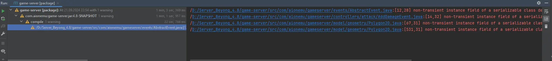ошибка - Beyond Aion goes open source - RaGEZONE Forums