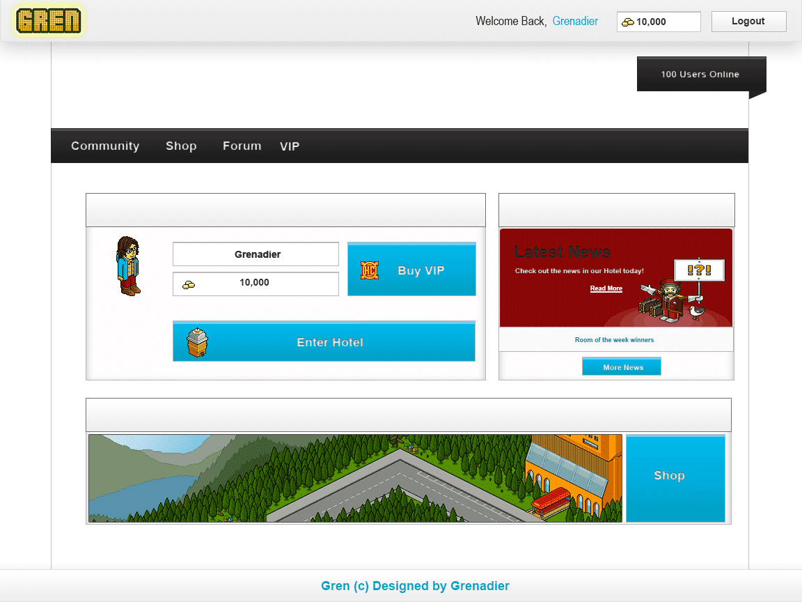 0JuWhCr - Habbo CMS design - RaGEZONE Forums