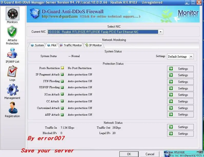 Anti Ddos attack Protect your server | RaGEZONE - MMO Development Forums