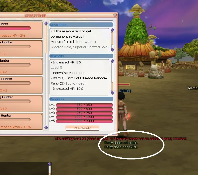 1 - monster Hunt problem - RaGEZONE Forums