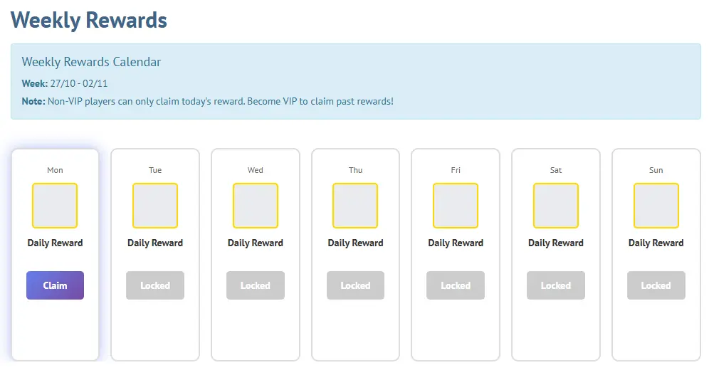 1 - Weekly Rewards Plugin for WebEngine CMS - RaGEZONE Forums