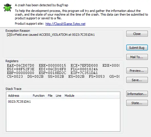 [Help] FieldServer bugtrap crash (Please Wait) | RaGEZONE - MMO ...