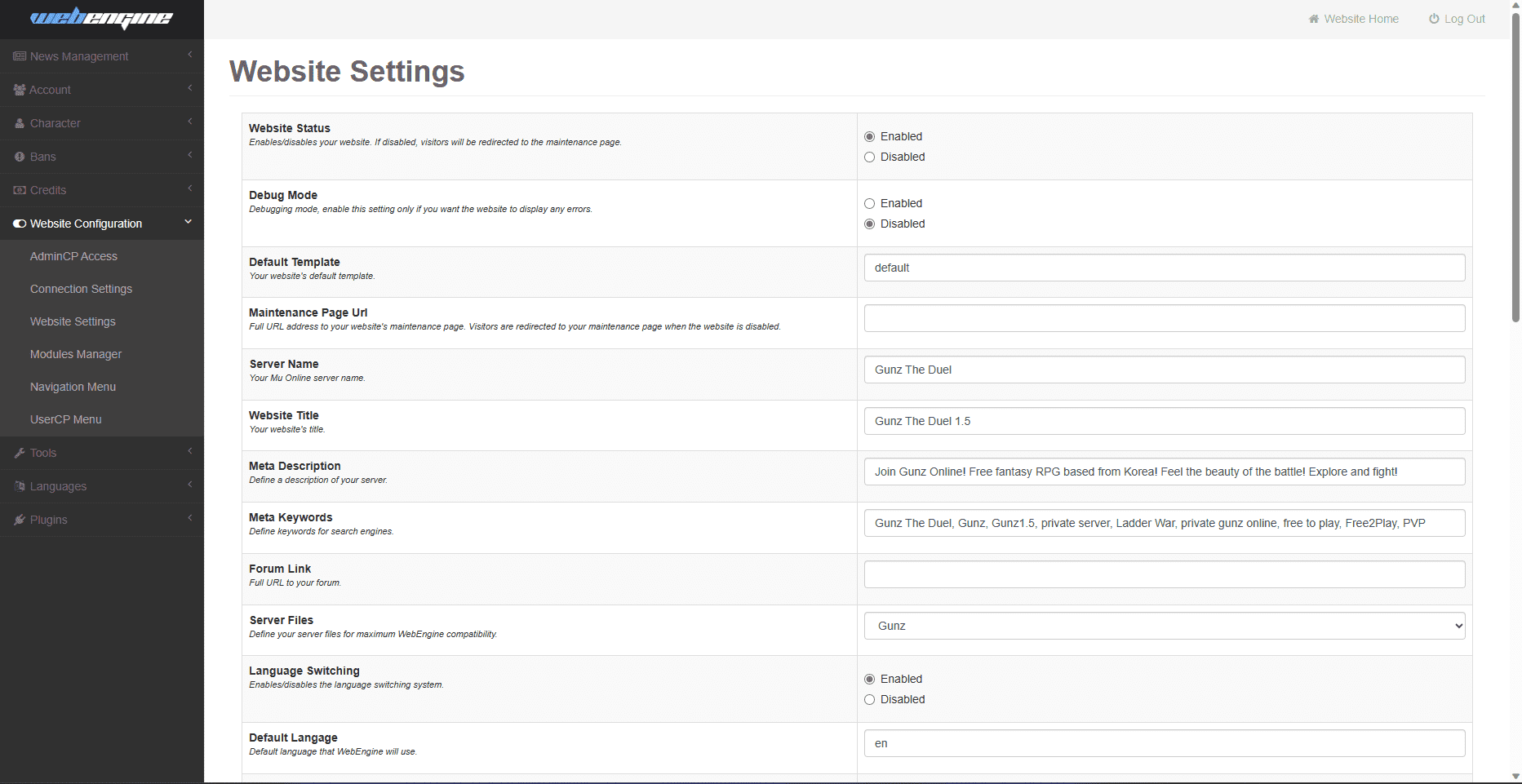 1690298909030 - [Release] Webengine CMS for Gunz - RaGEZONE Forums