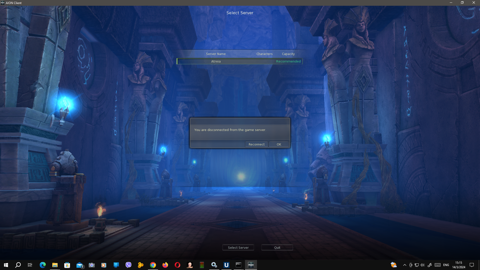 1710422202153 - Aion 4.3 you have disconected from the game server - RaGEZONE Forums