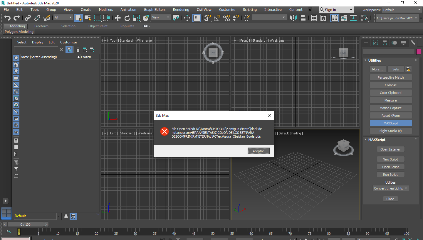 1710966127864 - 3d max gives me these 2 errors when I open the .dds files to be able to see the layout of the itms, what is the solution? - RaGEZONE Forums