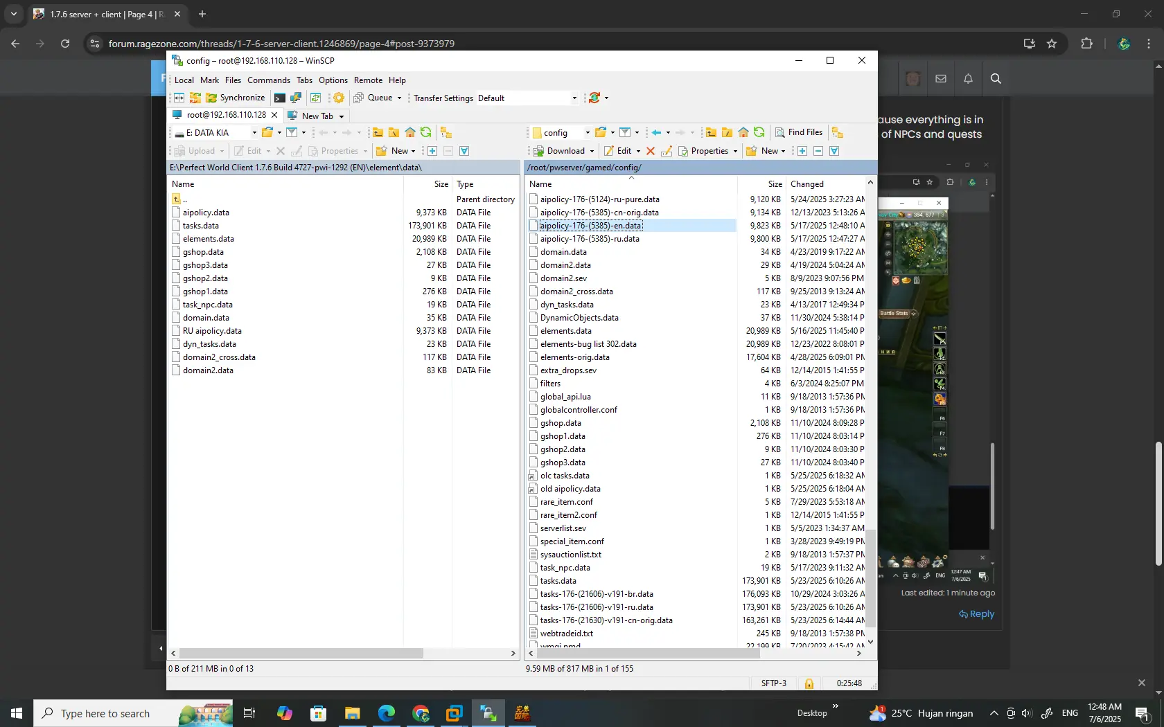 1751737732327 - 1.7.6 server + client - RaGEZONE Forums
