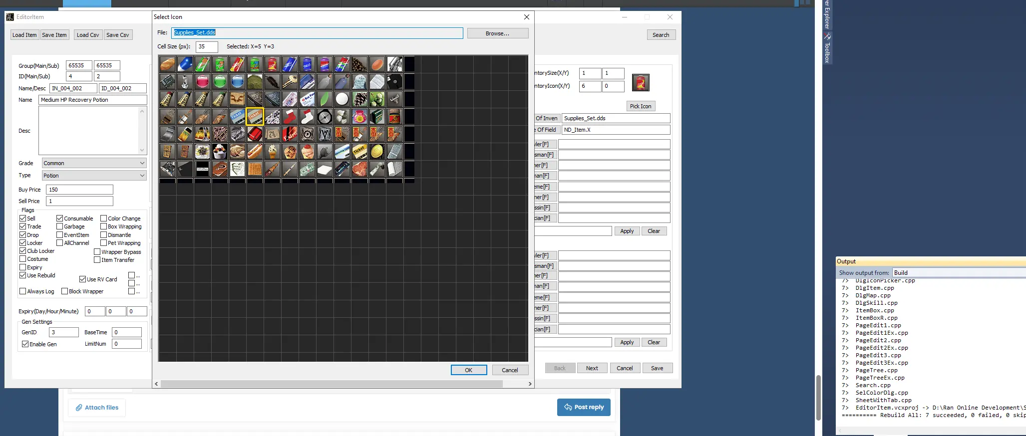 1777977313645 - [SHARE] ENHANCED ITEM EDITOR FOR JUVER SOURCE 2010 - VISUAL ICON PICKER - RaGEZONE Forums
