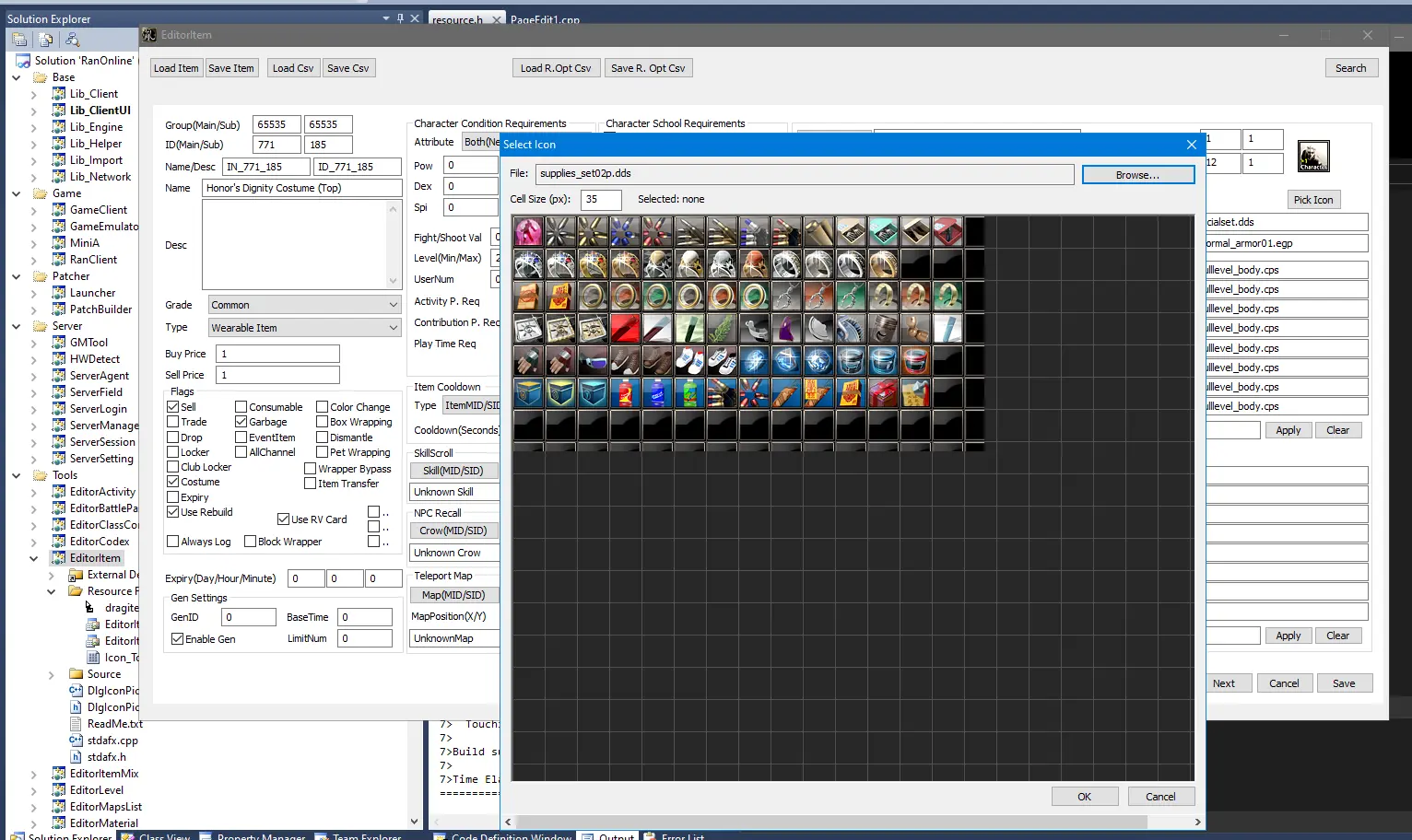 1777982960482 - [SHARE] ENHANCED ITEM EDITOR FOR JUVER SOURCE 2010 - VISUAL ICON PICKER - RaGEZONE Forums
