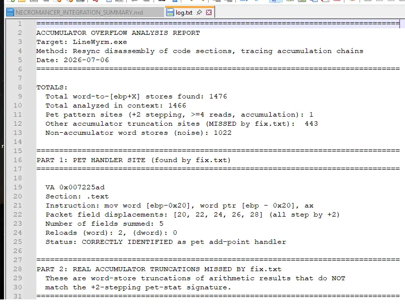 1783329604592 - Pet Attribute Overflow Exploit - BOI / WOI - RaGEZONE Forums