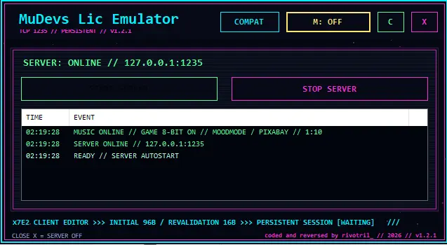 1785822095582 - MuDevs S21 1-2/2-3 License Server Emulator - RaGEZONE Forums