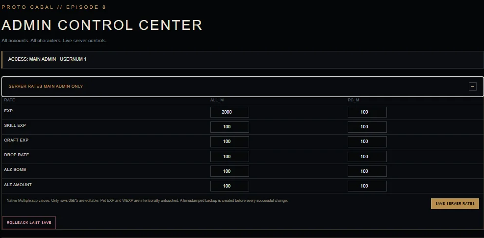 1788460263709 - CABAL EP8 Website & Web API — Beginner-Friendly WIP - RaGEZONE Forums