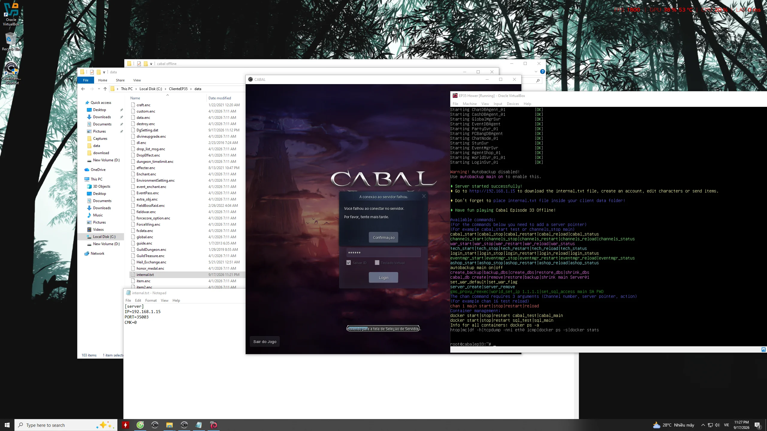 1789662453121 - EP35 OFFLINE VM - RaGEZONE Forums