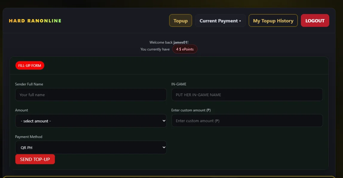 1790413486819 - WEBSITE WITH GMTOOL ACCESS & ITEM MALL - RaGEZONE Forums