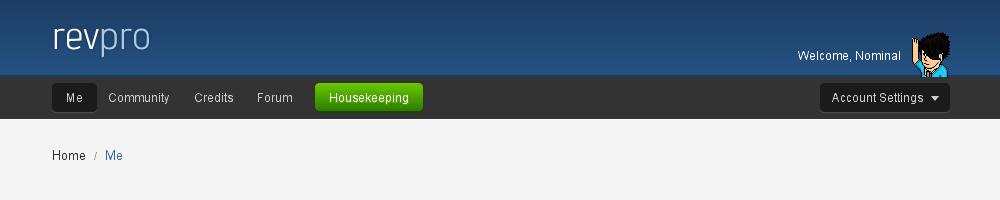 RevPro ~ A RevCMS style by Nominal. | RaGEZONE - MMO Development Forums