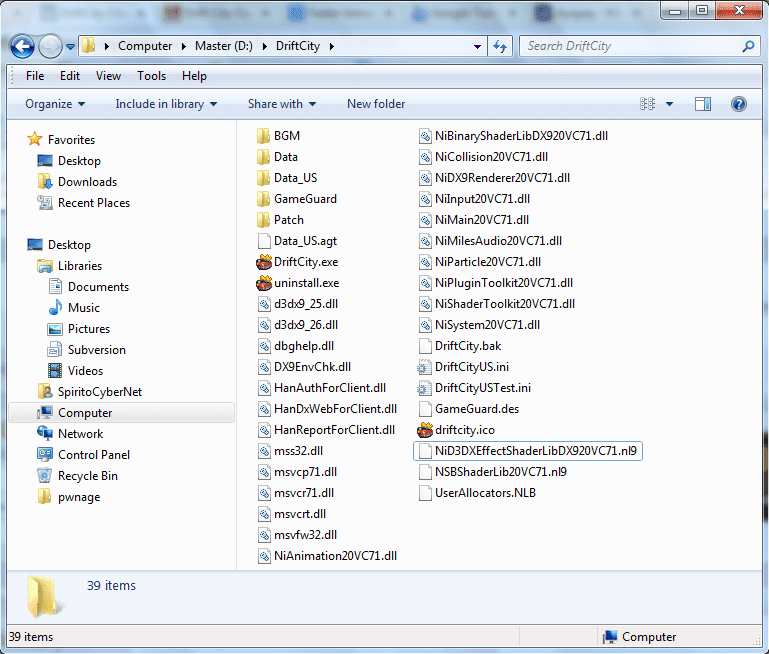 24DnP7K - Trying DriftCity Client 03.08.2007 and The Latest DC GamesCampus Client - RaGEZONE Forums