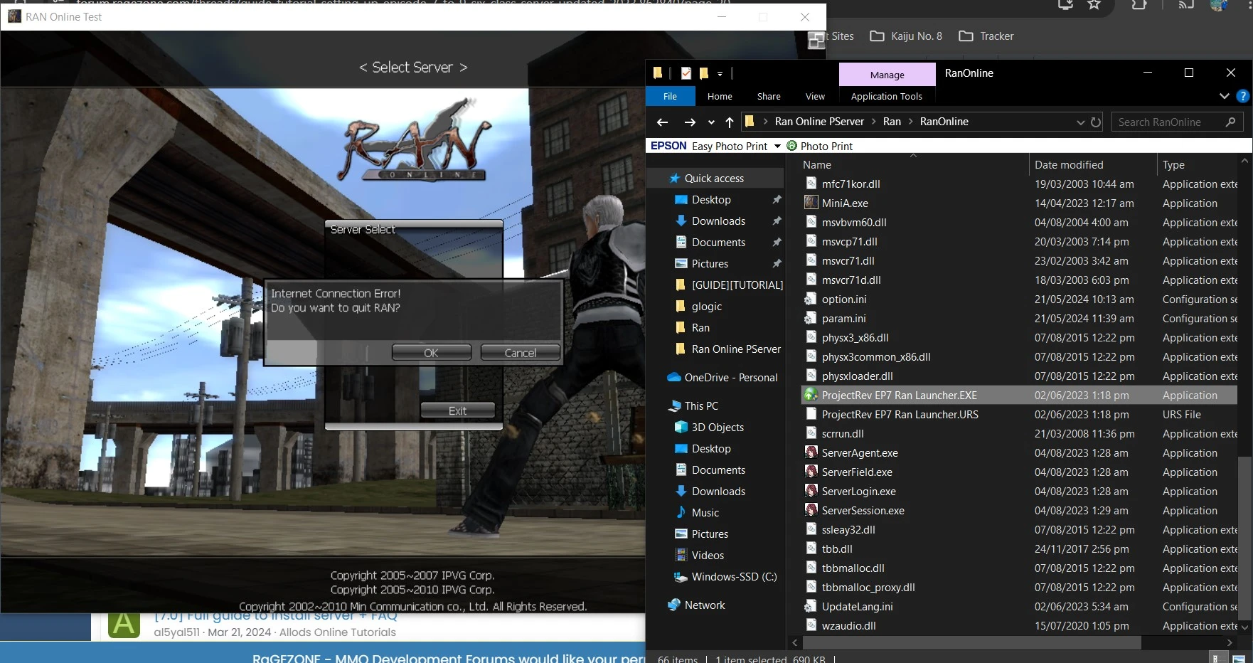 3 - [GUIDE][TUTORIAL] Setting Up Episode 7 to 9 - Six Class Server (UPDATED 2023) - RaGEZONE Forums