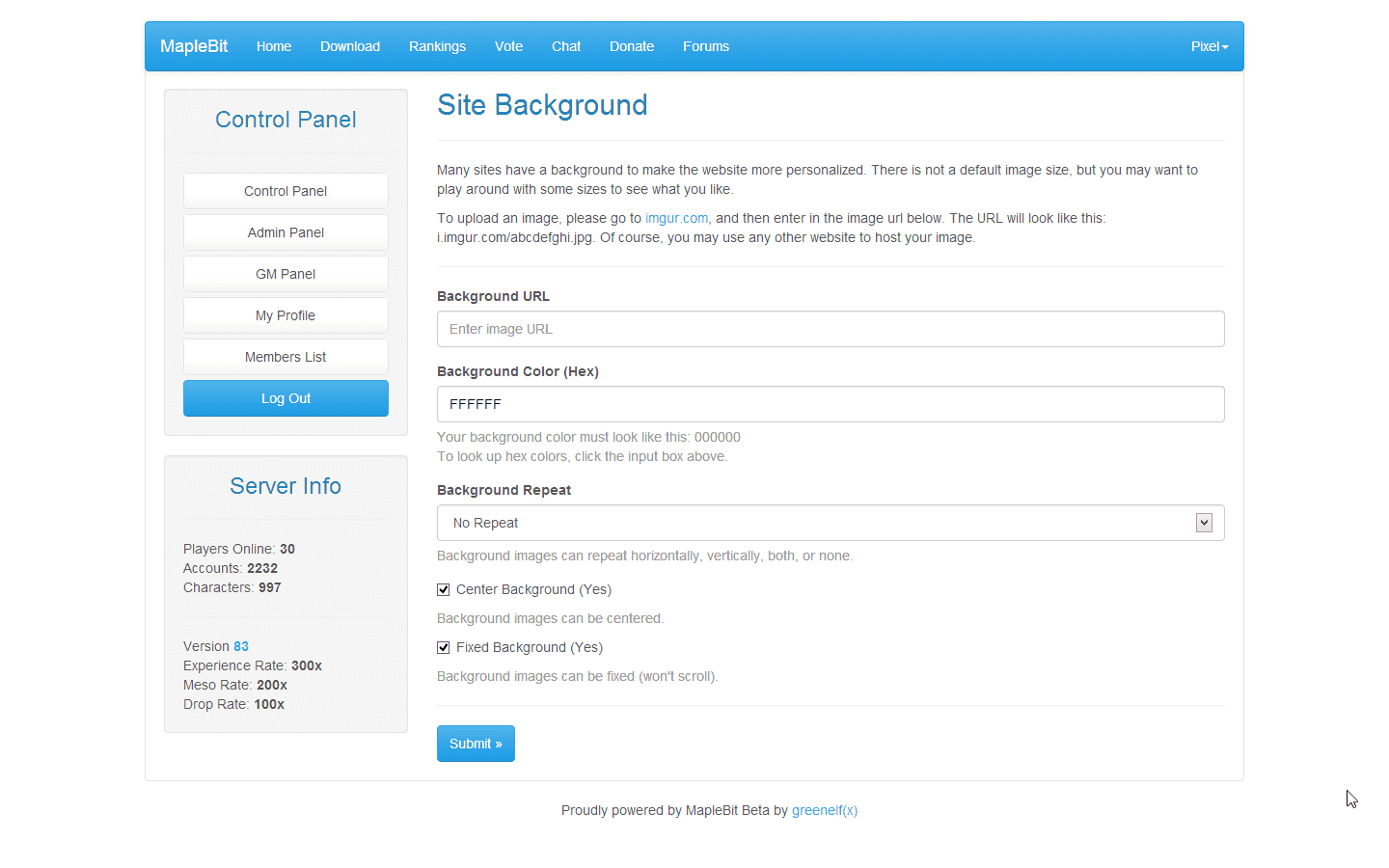 44st20a - [BETA] MapleBitCMS - RaGEZONE Forums