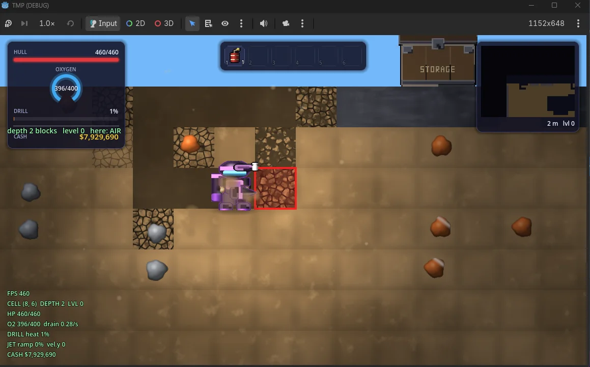 {59B90465-559B-4EDA-9CE8-62F003200D61} - [Godot Engine] Mining Game - Inspired by Mining Boy (굴착소년쿵) (IJJI) - RaGEZONE Forums