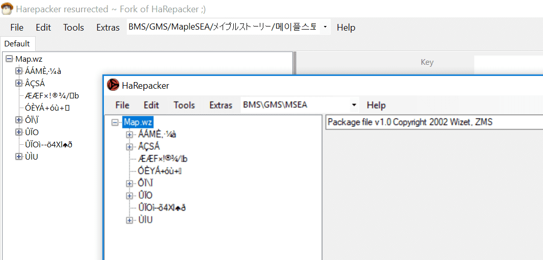 5iT011r - weird unicode characters when opening wz files in HaRepacker - RaGEZONE Forums