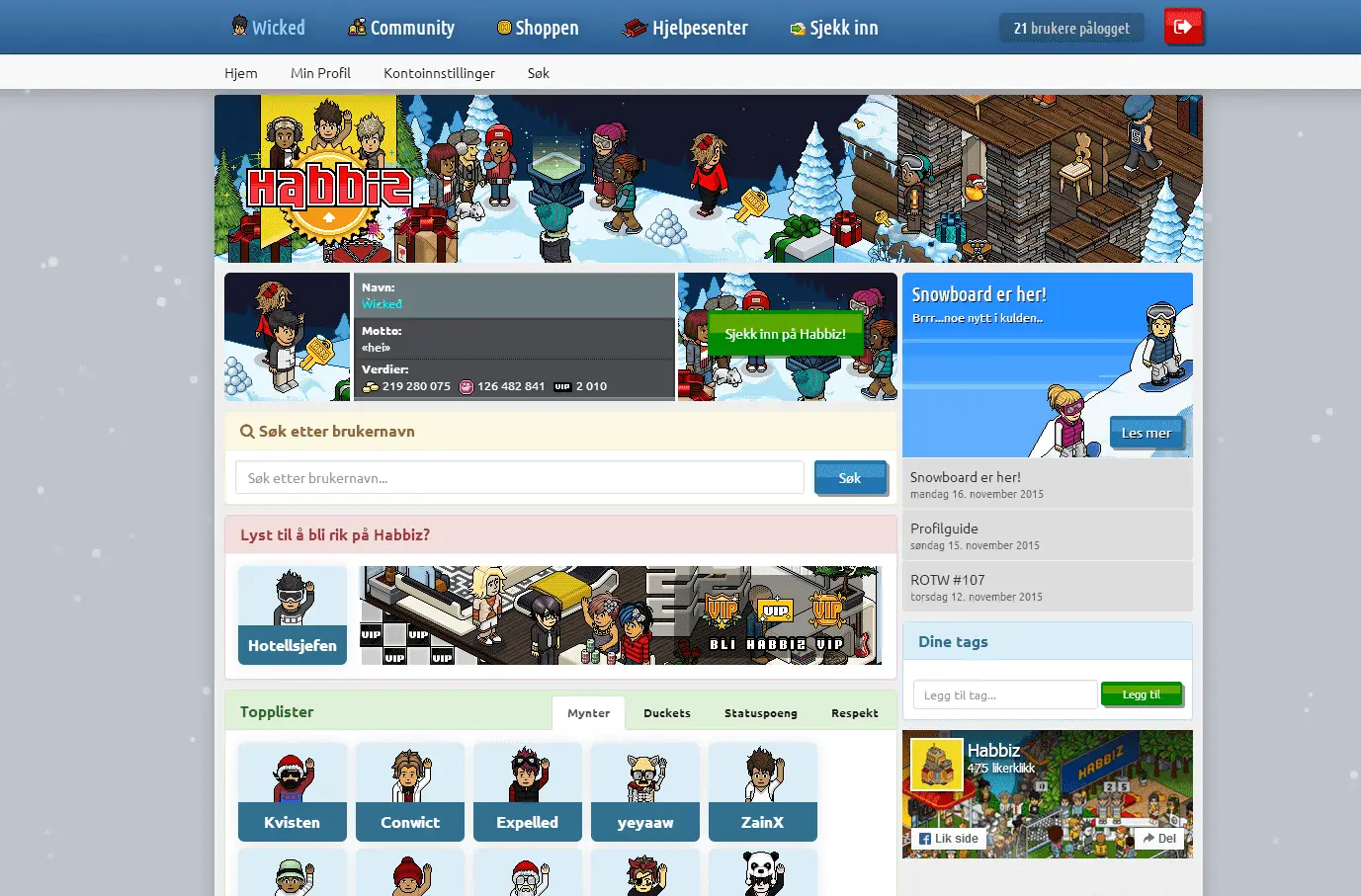 Shock (RevCMS skin) (Look-a-like habin,sjovt,habbiz cms) | RaGEZONE ...