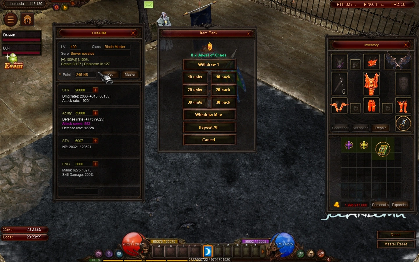 Muserver Season 8 Premium (Update 31) by Louis | RaGEZONE - MMO ...