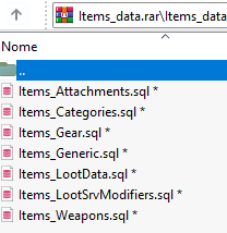 7Q1CO2L - [Release] Infestation MMO SQL Items Loot Data Oficial - RaGEZONE Forums