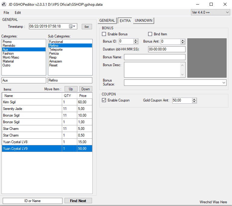 8ygpxPS - JD GSHOP Editor for v4.4.0 aka 1601 - RaGEZONE Forums