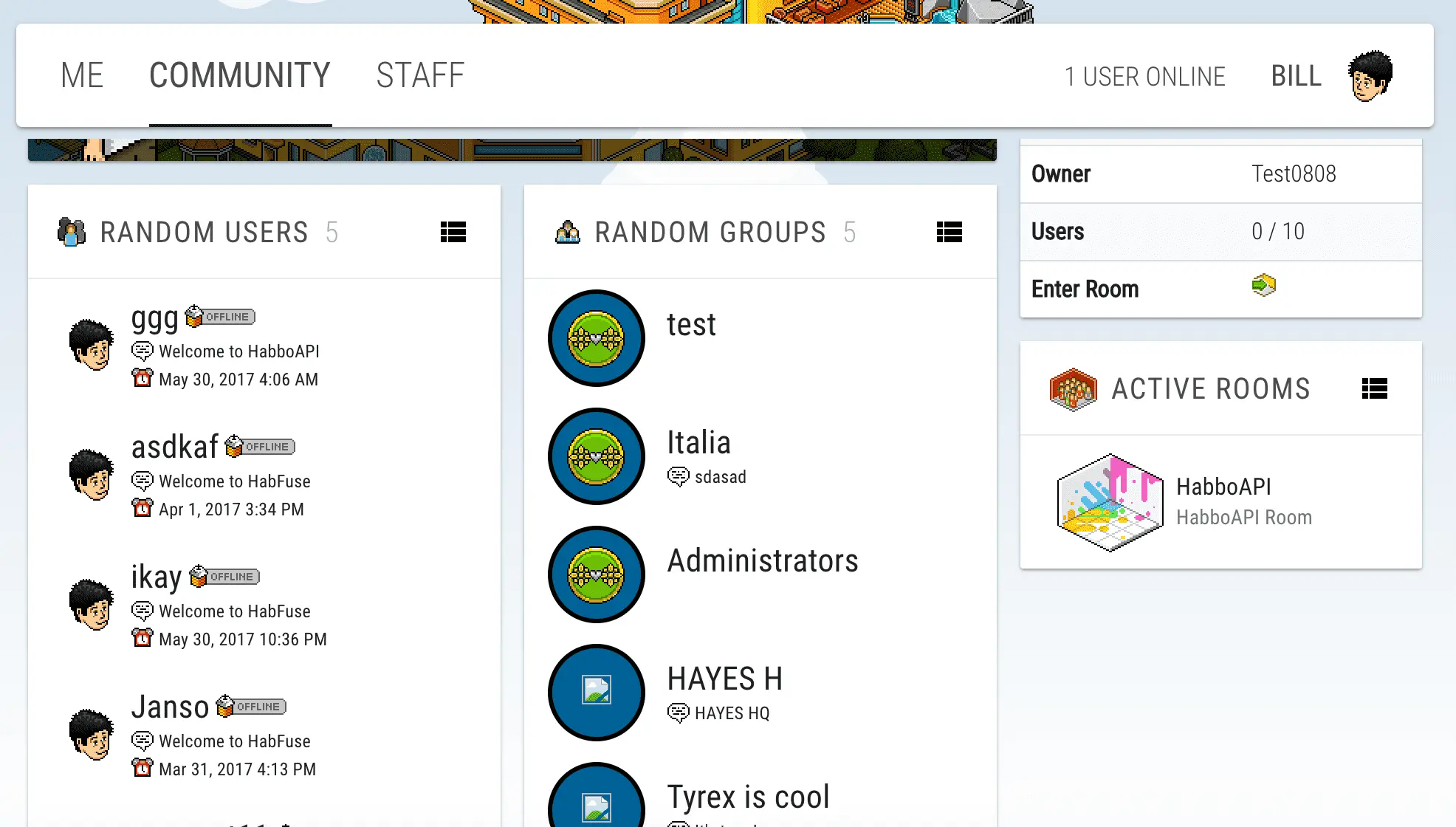 aGDEoWj - HabboAPI | NodeJS | AngularJS | Arcturus | Translation System - RaGEZONE Forums