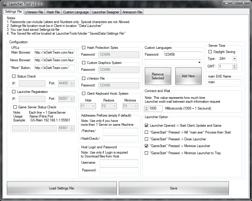 AmaIAgI - [Development] sDark Launcher - RaGEZONE Forums