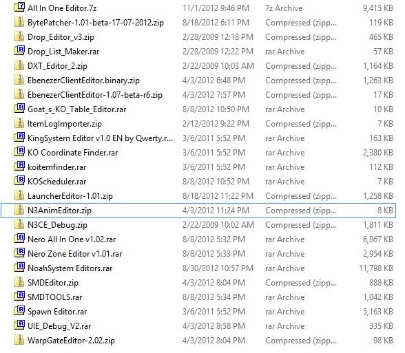 AqGrasv - Pack of tools / editors I found on an old HDD - RaGEZONE Forums