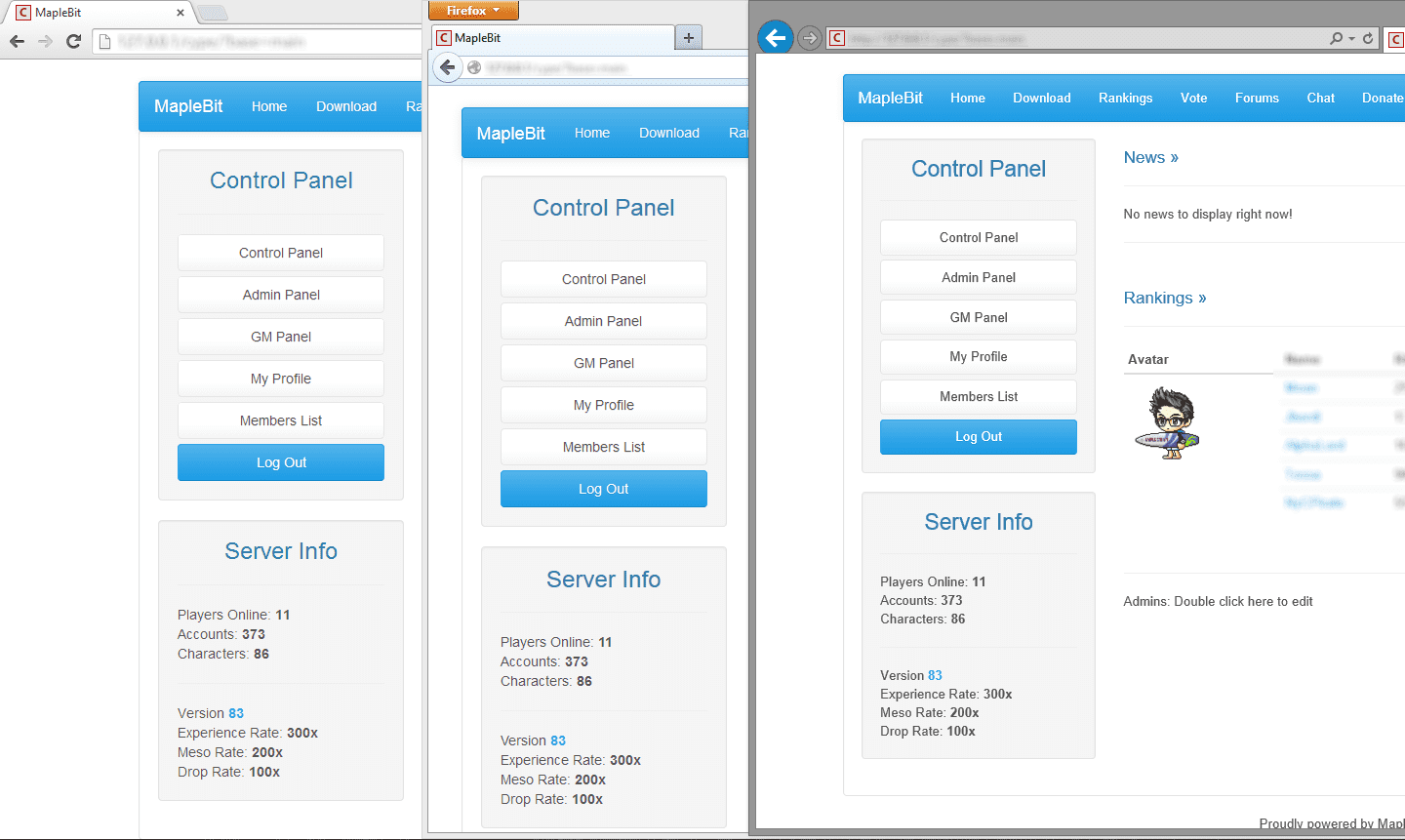 Ar27rGz - [BETA] MapleBitCMS - RaGEZONE Forums