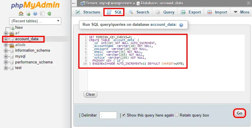 BoRuPBf - Configuring Simple Register Website and Data SQL File - RaGEZONE Forums