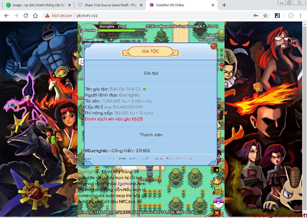 BVD4lCO - [Releases] Source Game html5 - Php PokeMon MMORPG Online - RaGEZONE Forums