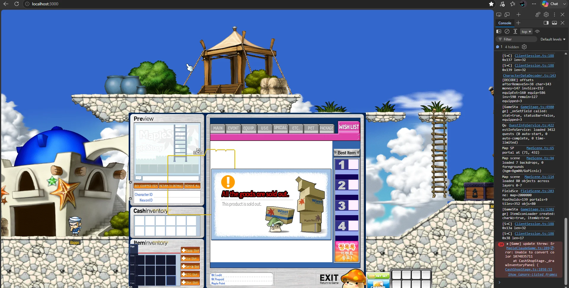 cashsho - [Client][Custom] Omega project - RaGEZONE Forums