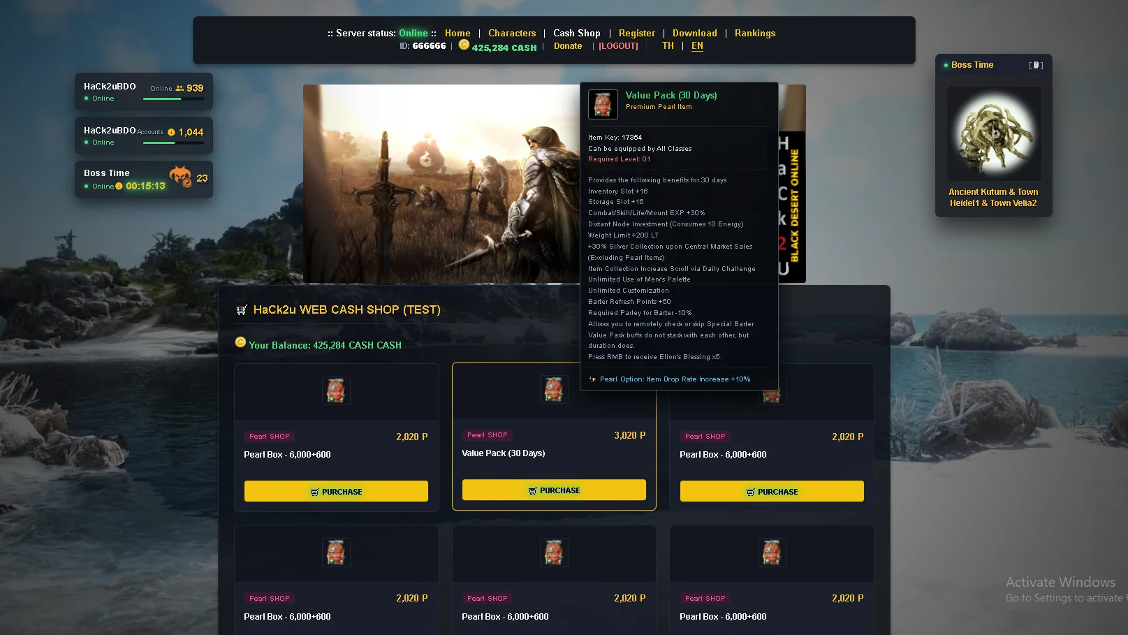 cashsho - Server HaCk2uBD CUSTOM V3  Archer Version And Client Patch - RaGEZONE Forums