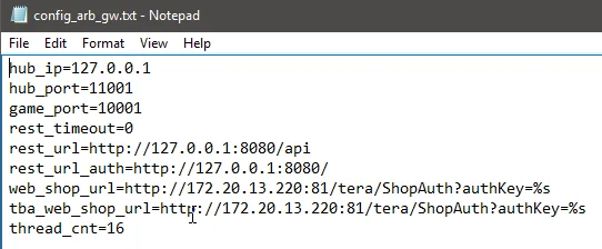 config-ar - 273 (500) SLS Error - RaGEZONE Forums