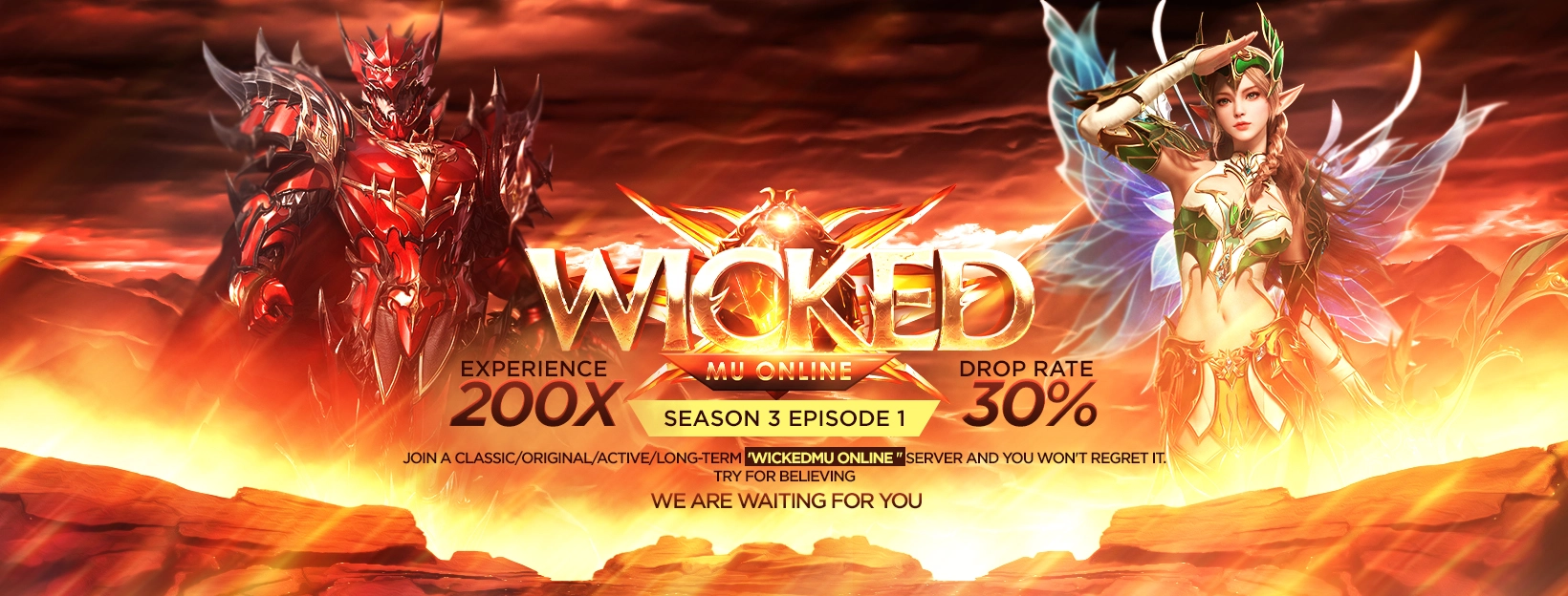 WickedMu-Season3-Exp200/250,Dynamic server,30% drop rate ( Open 20th ...