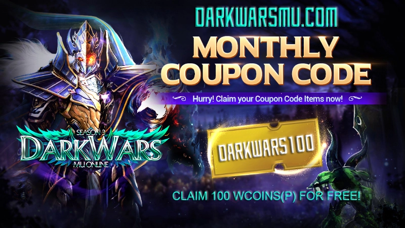 DARKWARSMUCOUPON - 👑DarkWars MU Online [Season3+Custom] [Balance PvP] [Exp x1] [Drop 60%] [Premium Server Files] [LongTerm]👑 - RaGEZONE Forums