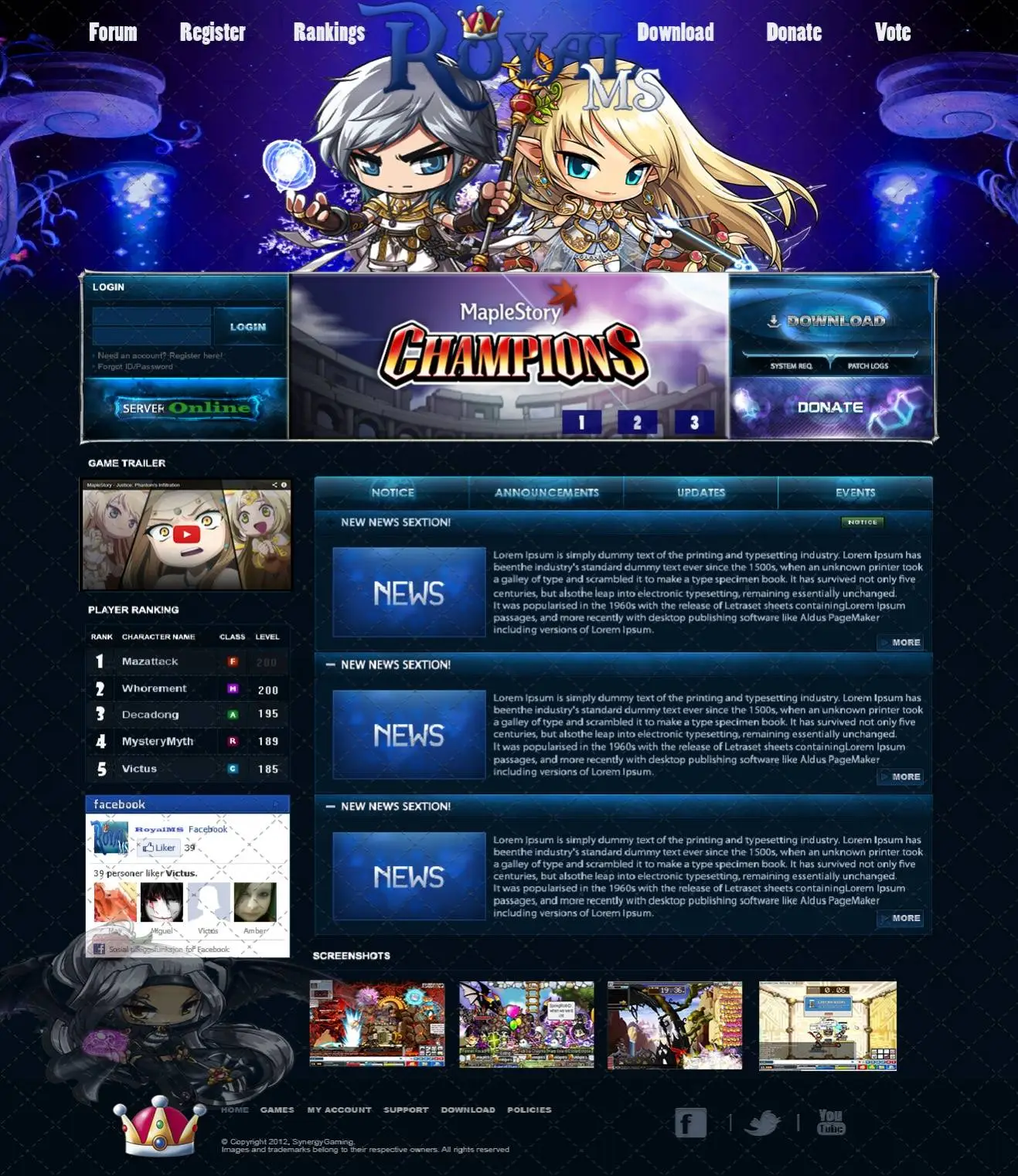 Design~ Feedback pls~ | RaGEZONE - MMO Development Forums