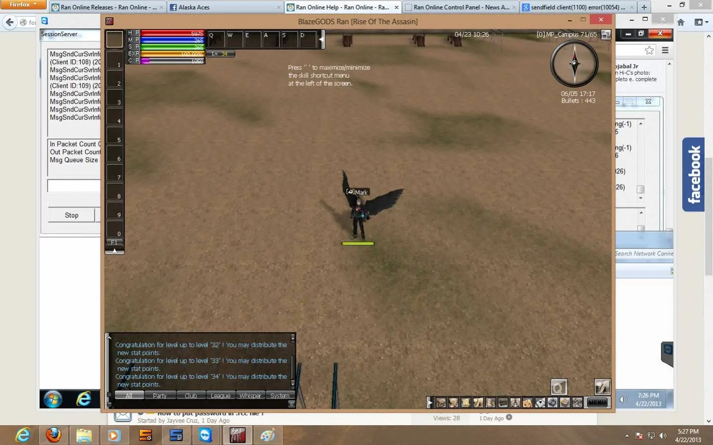 i got problem in my server | RaGEZONE - MMO Development Forums