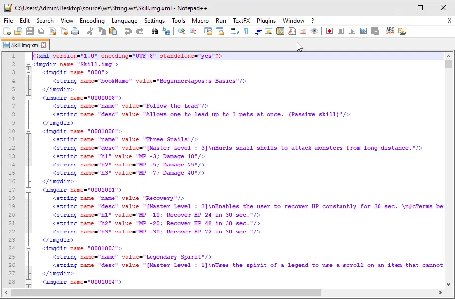 [Harepacker] there is no wz files, only xml files | RaGEZONE - MMO ...
