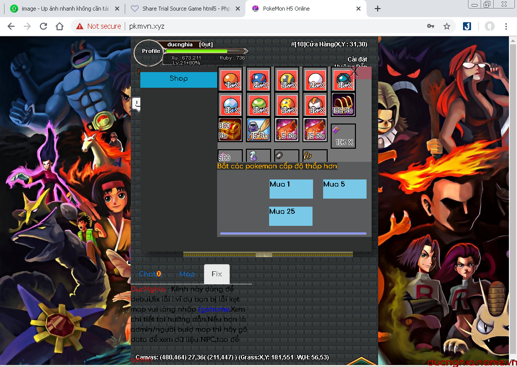 e57tqYd - [Releases] Source Game html5 - Php PokeMon MMORPG Online - RaGEZONE Forums