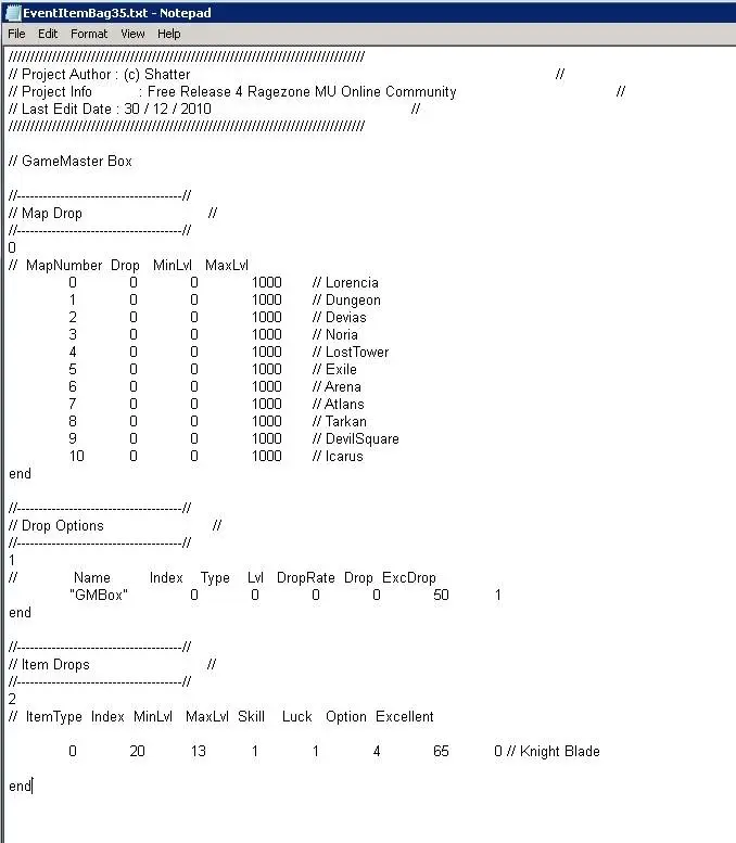GM BOX itemSerial | RaGEZONE - MMO Development Forums