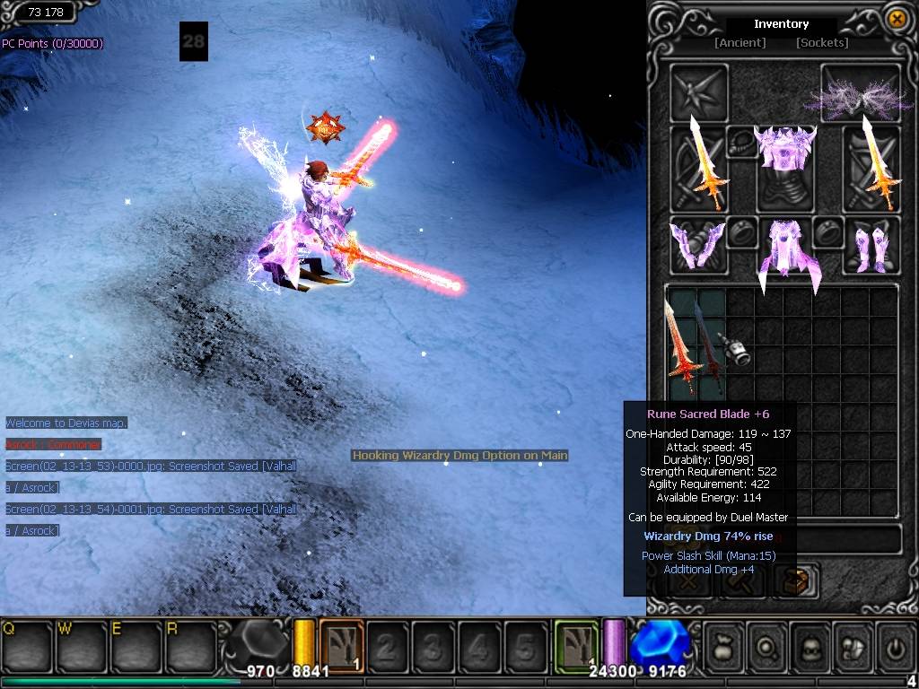 echEMT5 - Simple way to hook 'Wizardry Dmg %d rise' Option to Show on Added Swords - RaGEZONE Forums