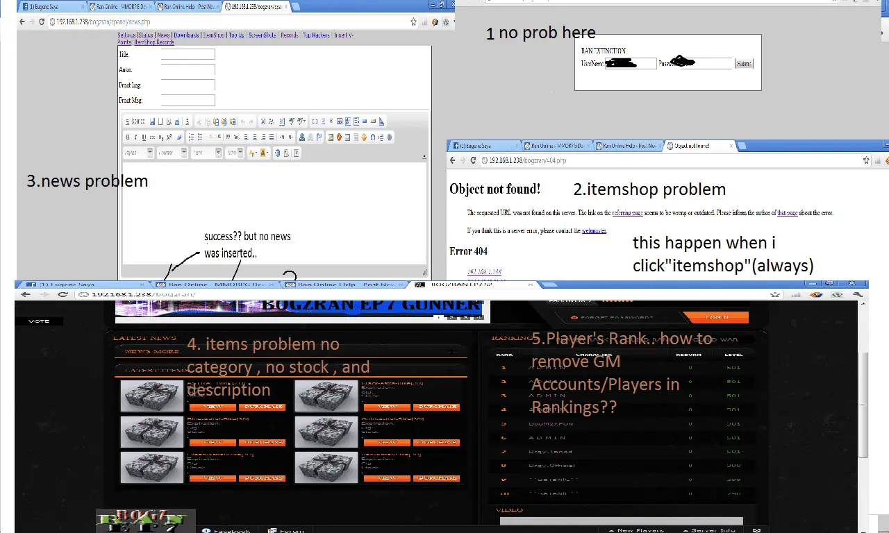 [help] ran extinction cp | RaGEZONE - MMO Development Forums