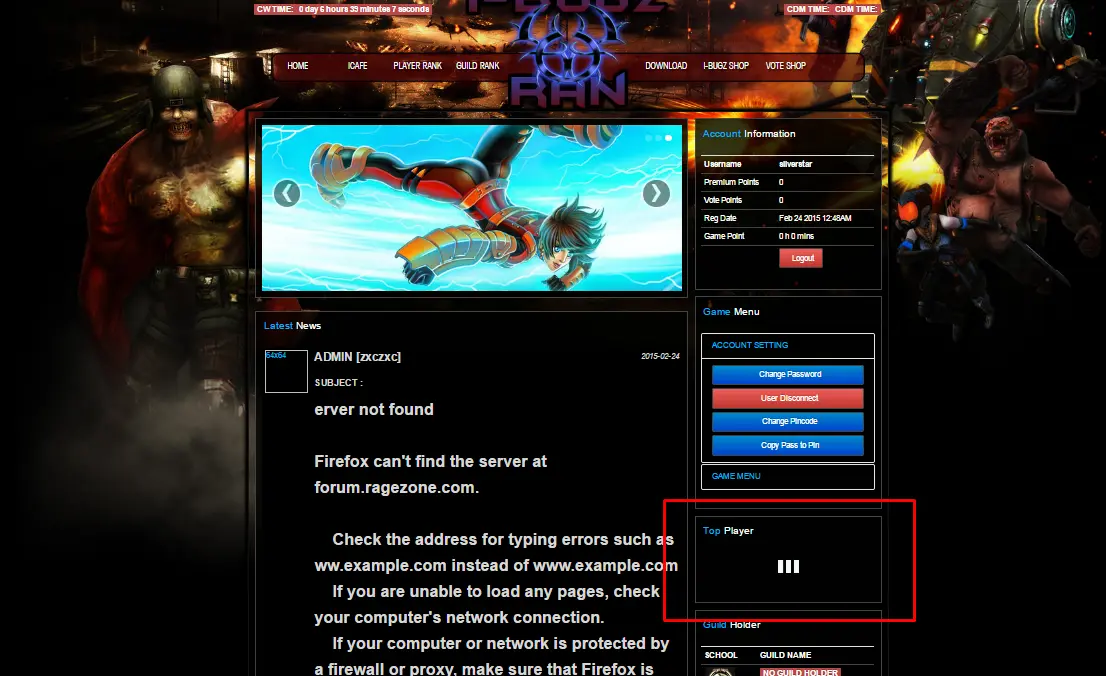 Control panel by Tearhear18 | Page 2 | RaGEZONE - MMO Development Forums