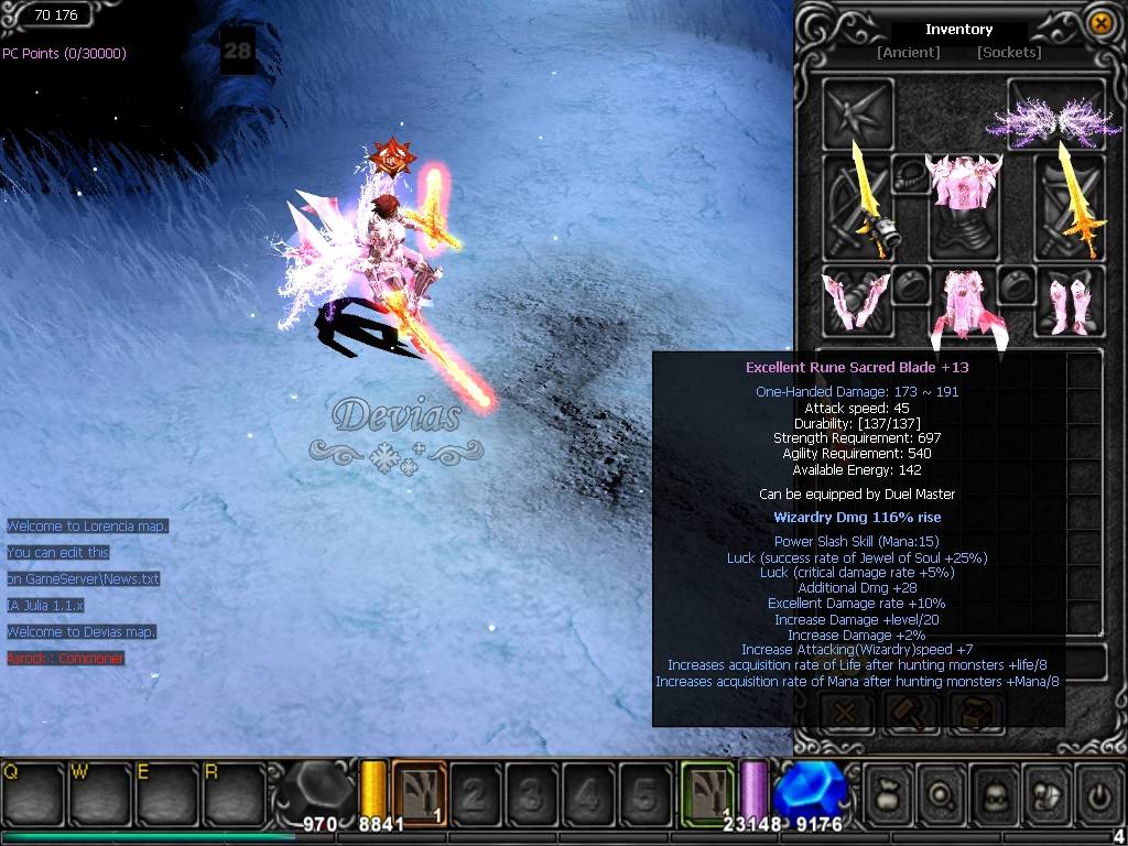 GeqLLyr - Simple way to hook 'Wizardry Dmg %d rise' Option to Show on Added Swords - RaGEZONE Forums