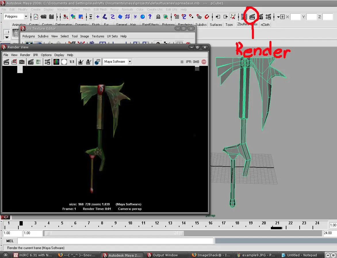 I1Bau6F - [Guide] Item Modeling in Maya - RaGEZONE Forums